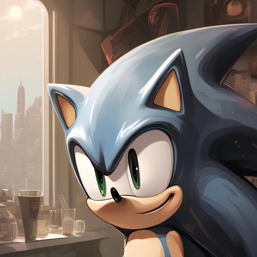 chat with ai character: sonic