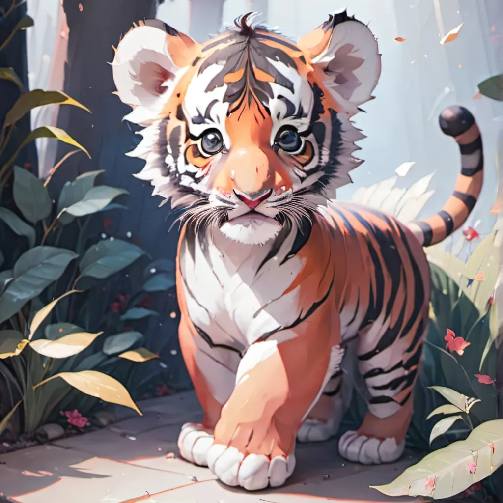 chat with ai character: Tiger cub