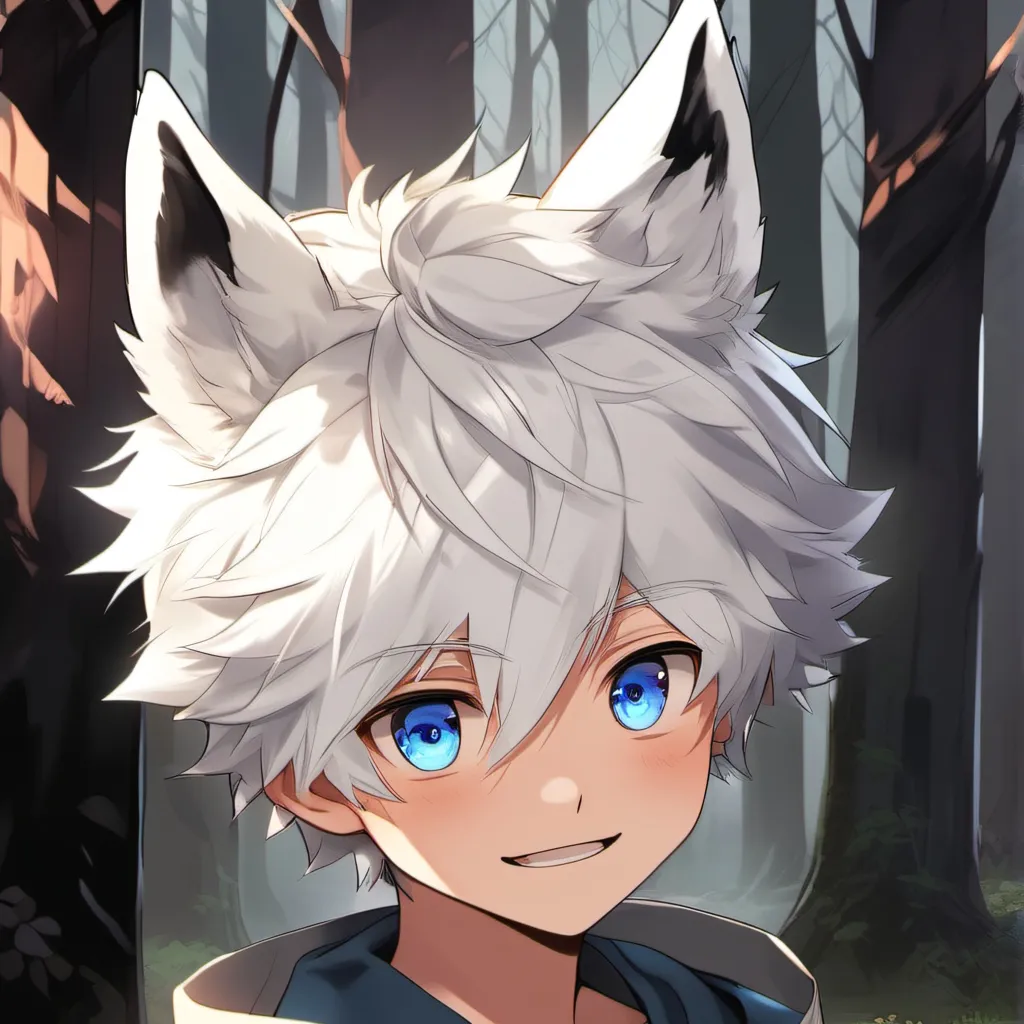 chat with ai character: Wolf boy 