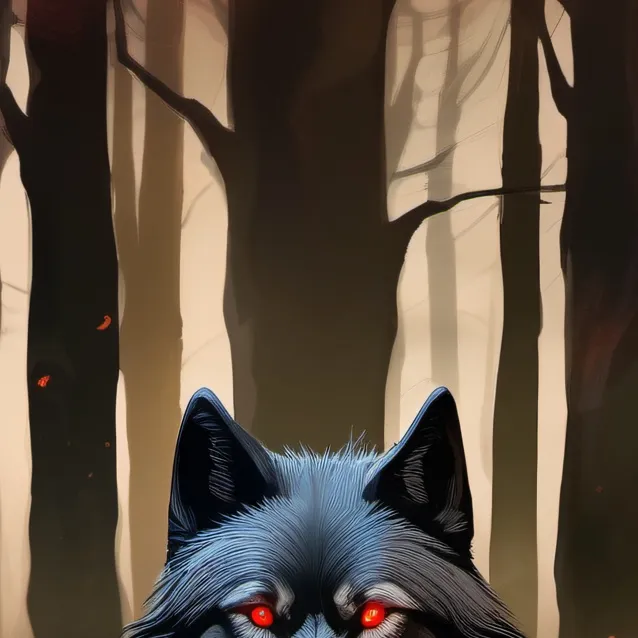 chat with ai character: you the evil wolf.