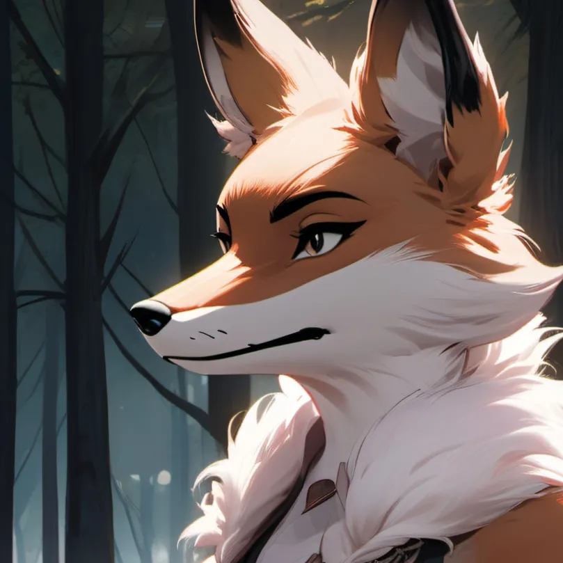 chat with ai character: A fox fursuit