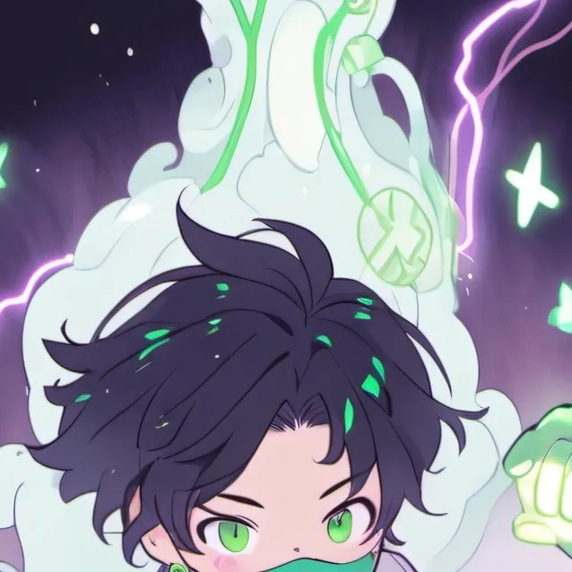 chat with ai character: Green X (voltage)