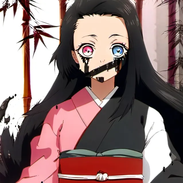 chat with ai character: nezuko (pibby)