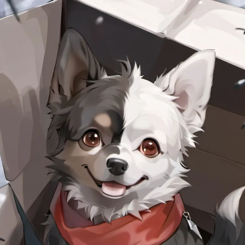 chat with ai character: Cardboard Dog