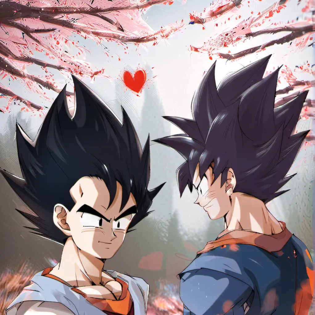 chat with ai character: Vegeta X Goku >;3