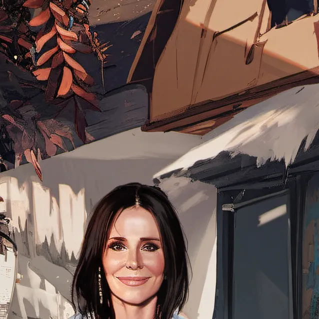 chat with ai character: Courtney Cox