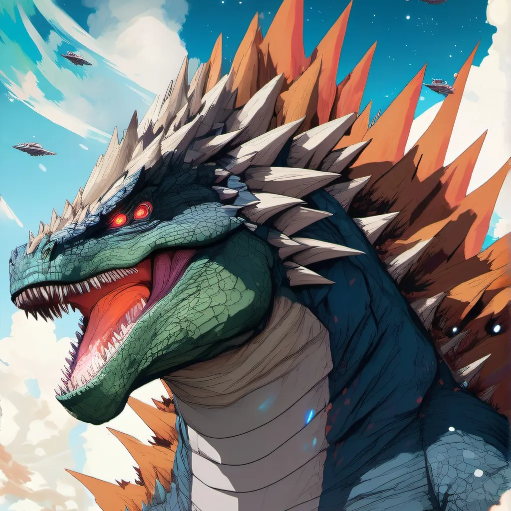 chat with ai character: Spacegodzilla