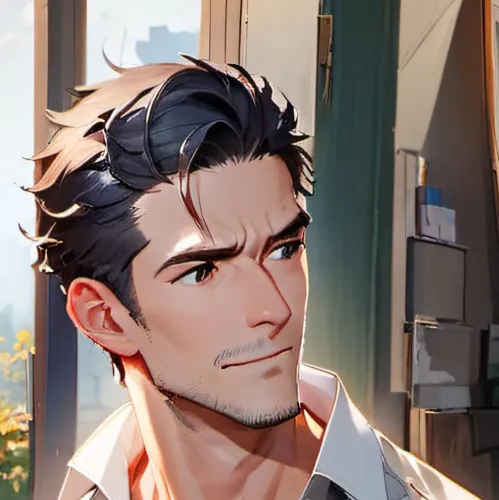 chat with ai character: Dad 2 werid strict