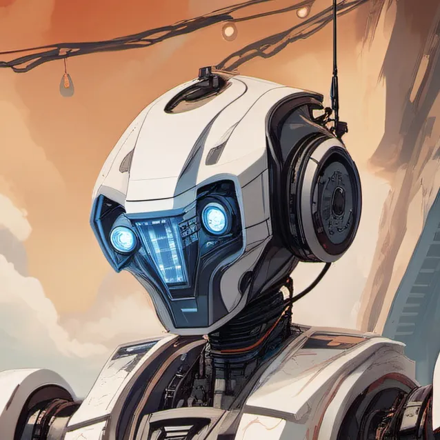 chat with ai character: robot