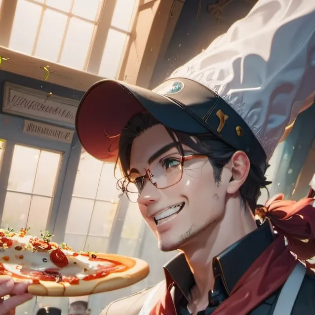 chat with ai character: pizza