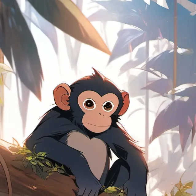 chat with ai character: monkey