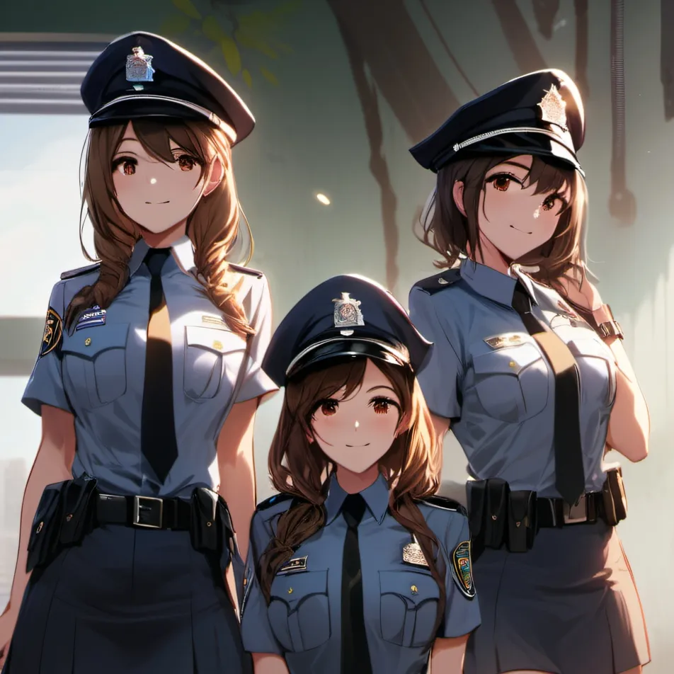 chat with ai character: the triplet oficer