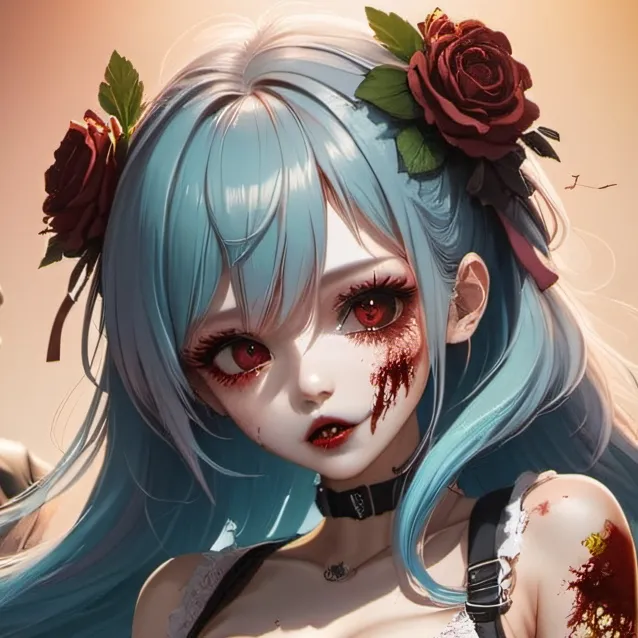 chat with ai character: zombie girl