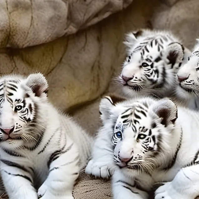 chat with ai character: White tiger litter