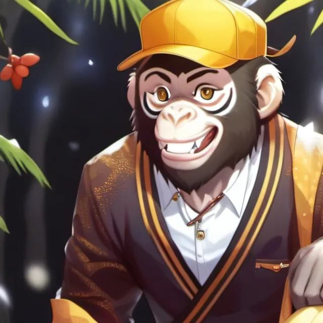 chat with ai character: fun monkey
