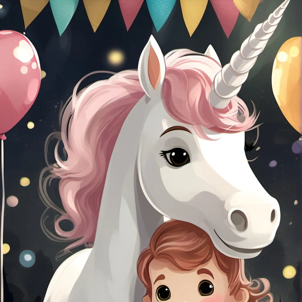 chat with ai character: Party unicorn.