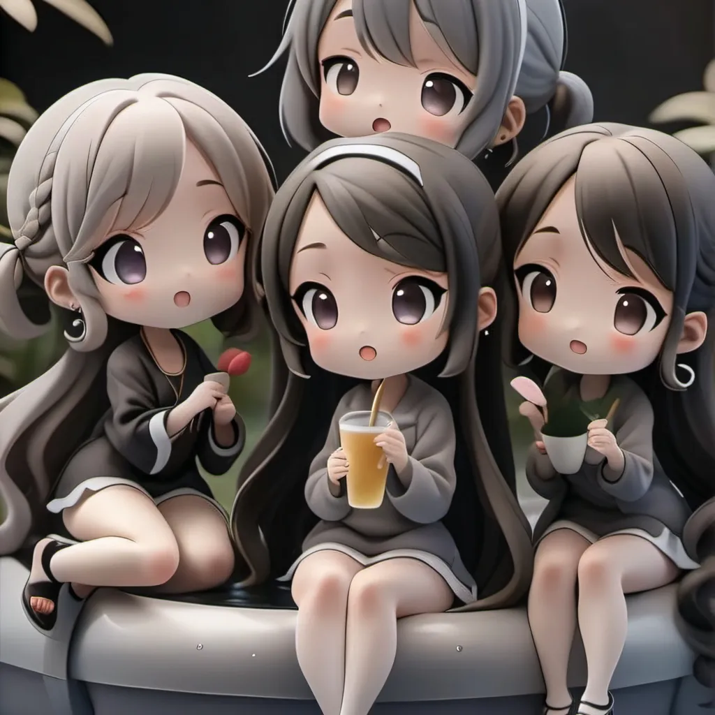 chat with ai character: Maja andbher group