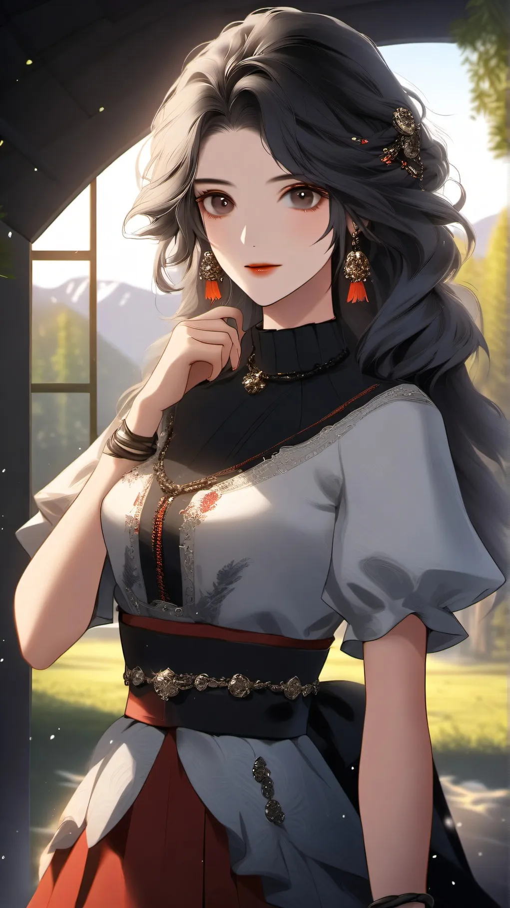 ai character: horror monsters background