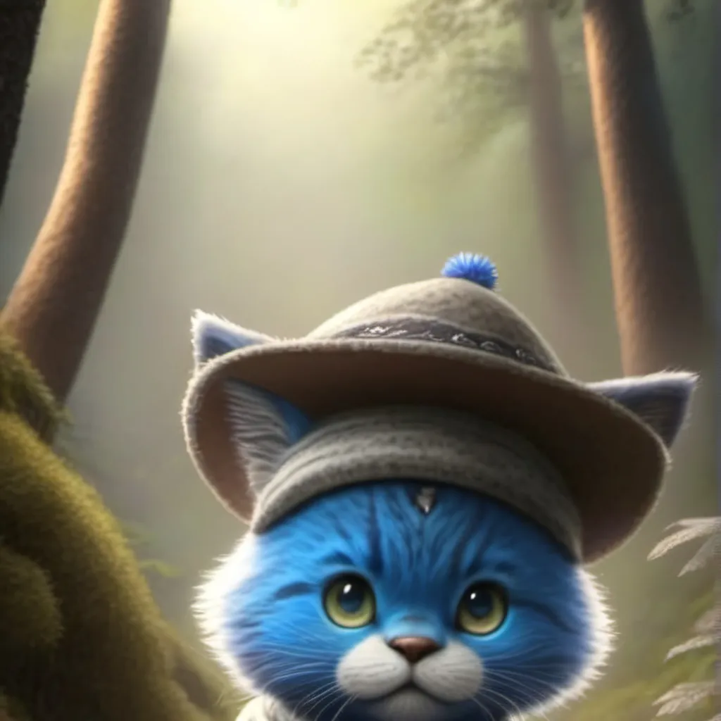 chat with ai character: Smurf cat