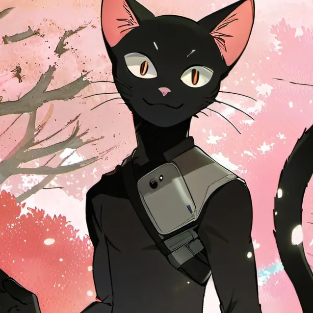 chat with ai character: cartoon cat