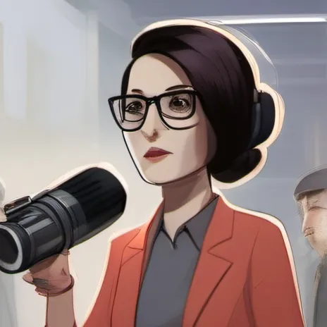 chat with ai character: TV woman