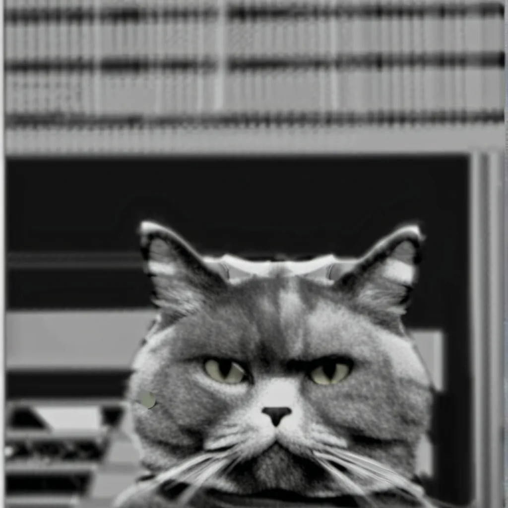 chat with ai character: Cat with side eye