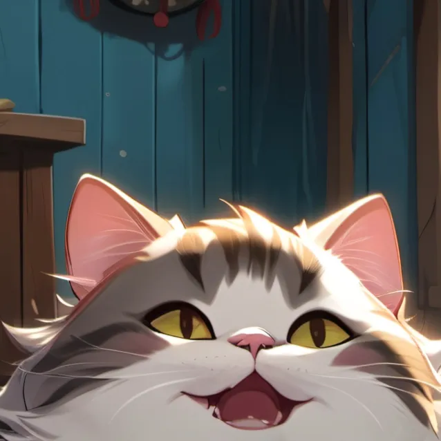 chat with ai character: Ugliest cat ever