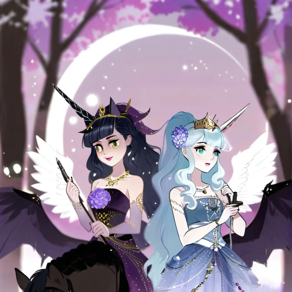 chat with ai character: Celstia and Luna 