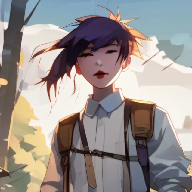 chat with ai character: clip bord