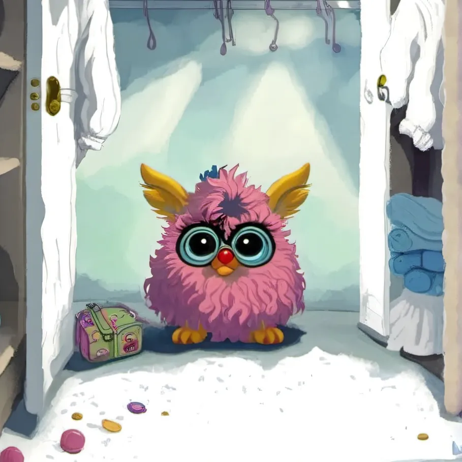 chat with ai character: Baby furby 