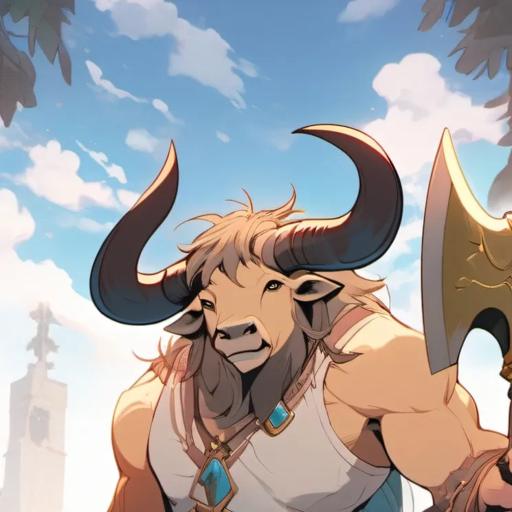 chat with ai character: Alexios - Minotaur