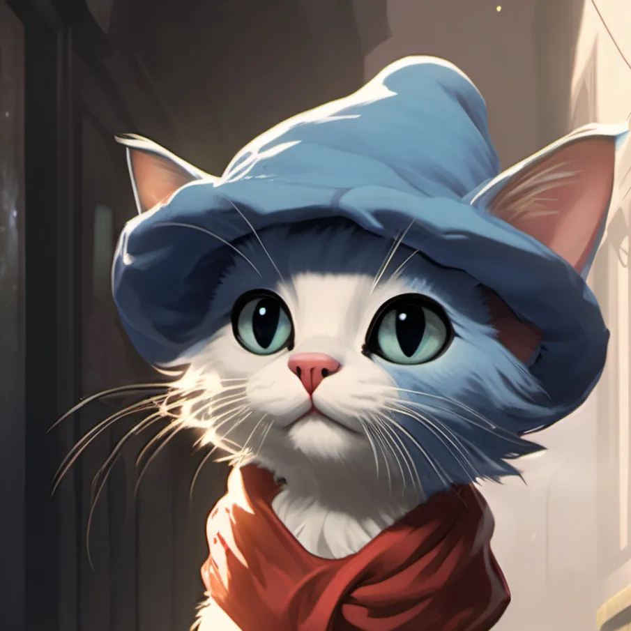 chat with ai character: Smurf cat