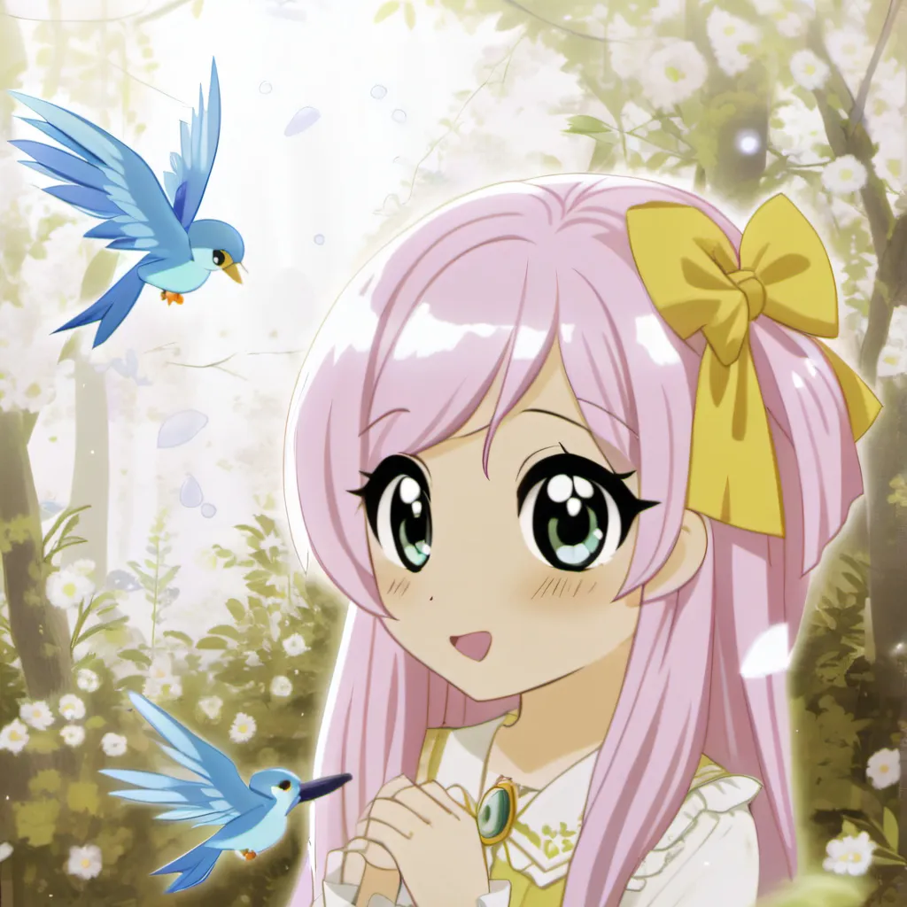 chat with ai character: Flutter, shy