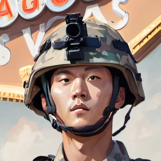 chat with ai character: Chinese soldier 