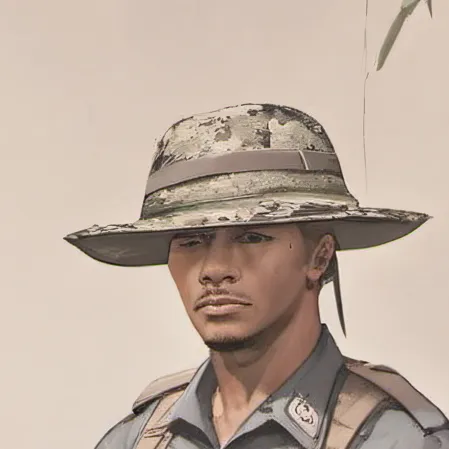 chat with ai character: Nicaraguan soldier