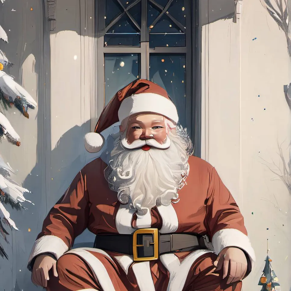 chat with ai character: Creepy Santa