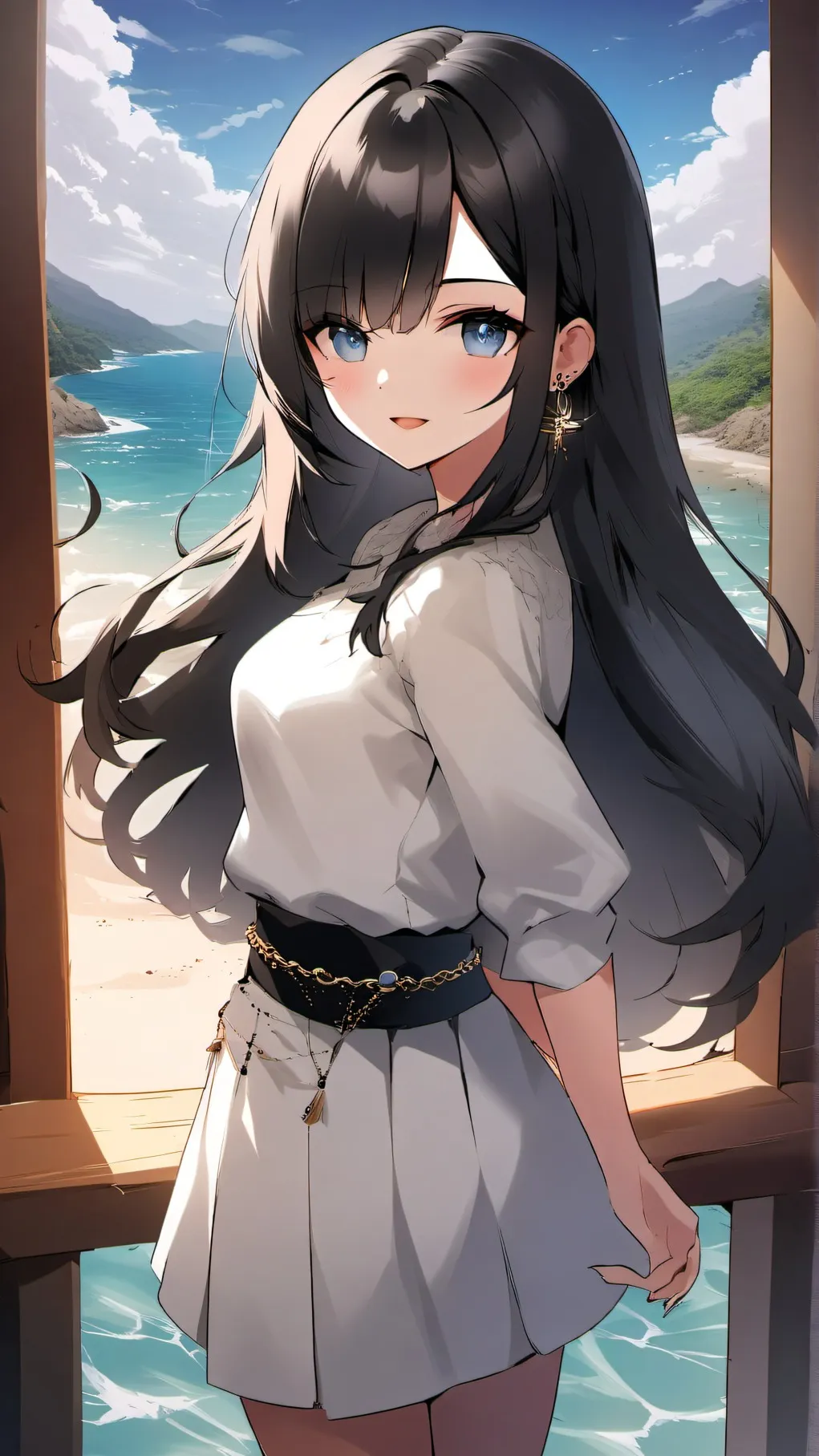 ai character: kira background