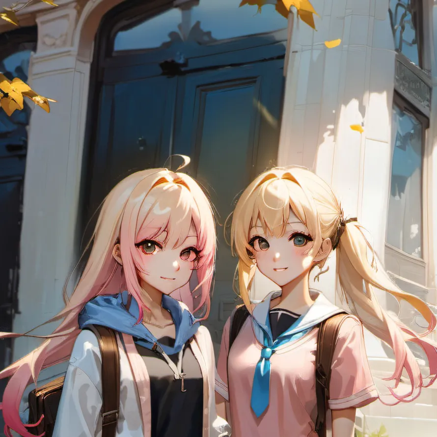 chat with ai character: Lia and Maria