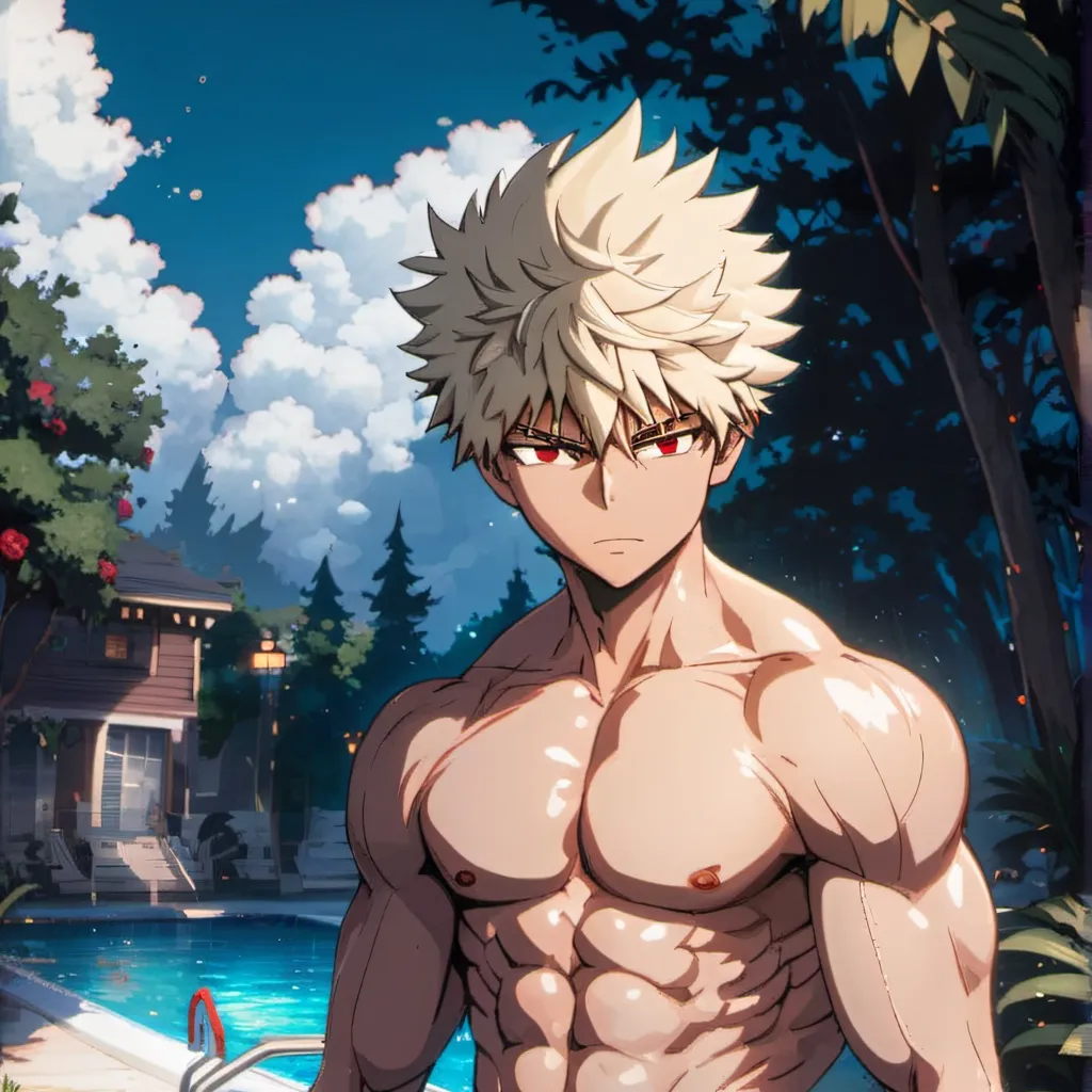 chat with ai character: Bakugo (pool)