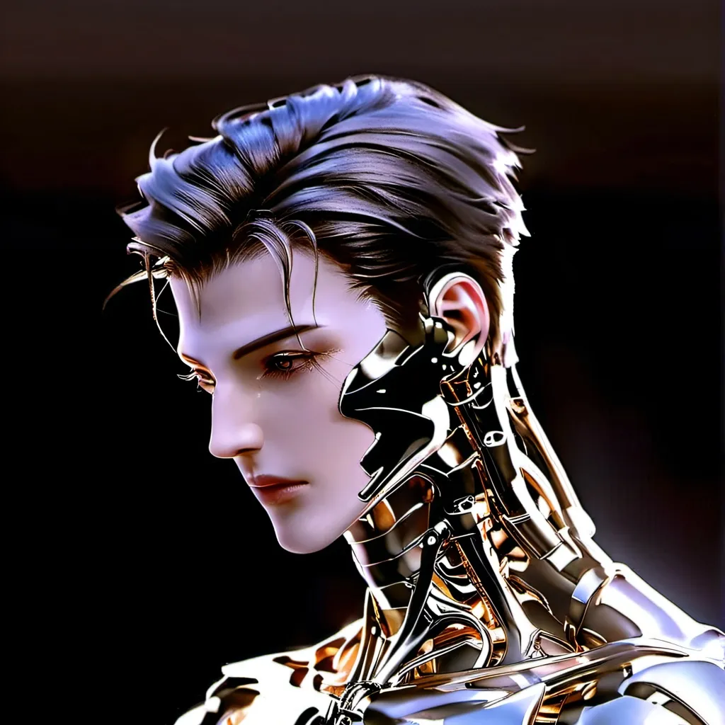 chat with ai character: Chrome