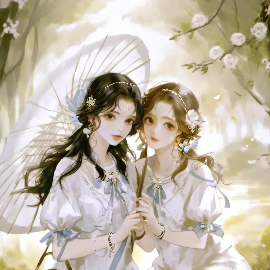 chat with ai character: Victorian Sisters