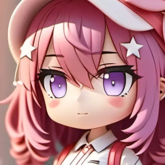 chat with ai character: pink girl