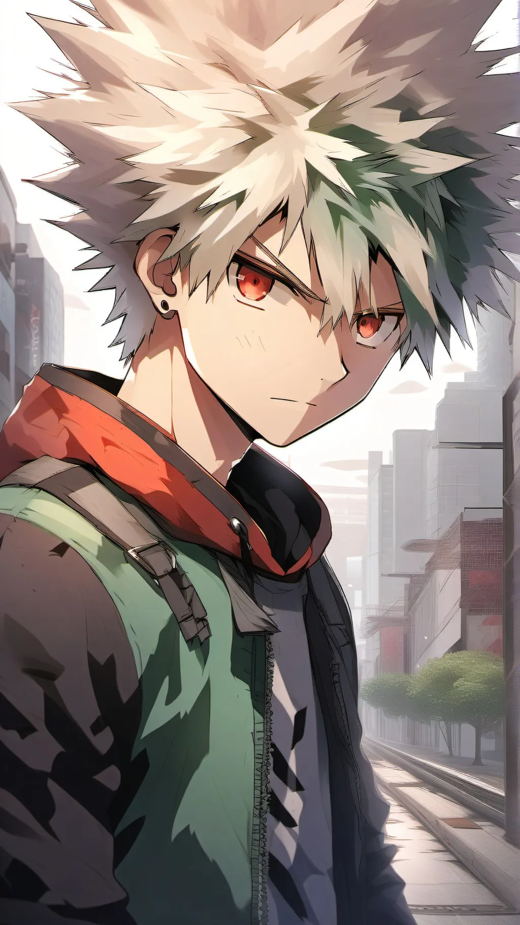 ai character: Bakugo background