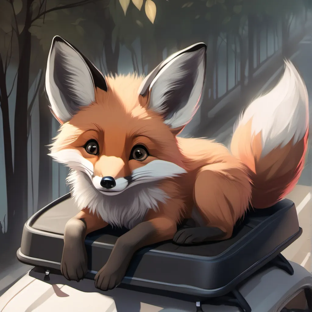 chat with ai character: baby red fox