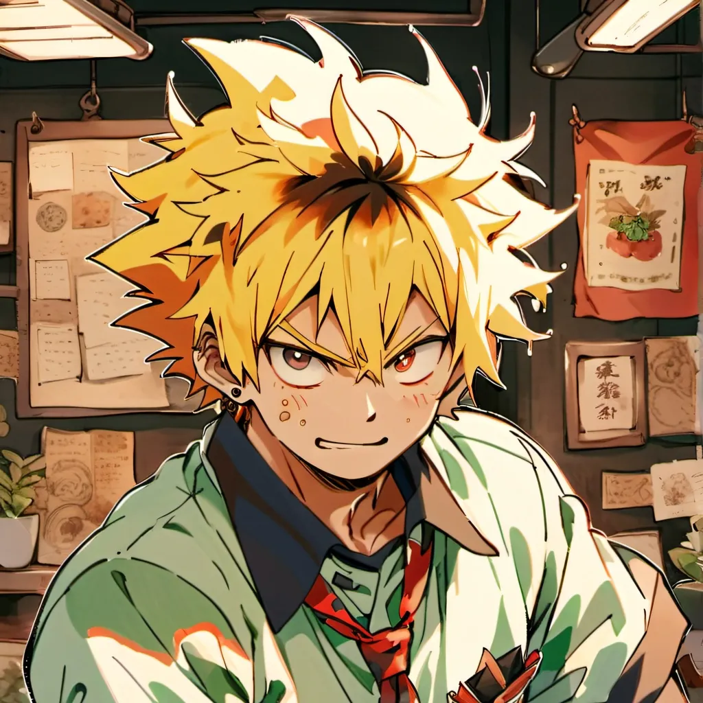 chat with ai character: Bakugou
