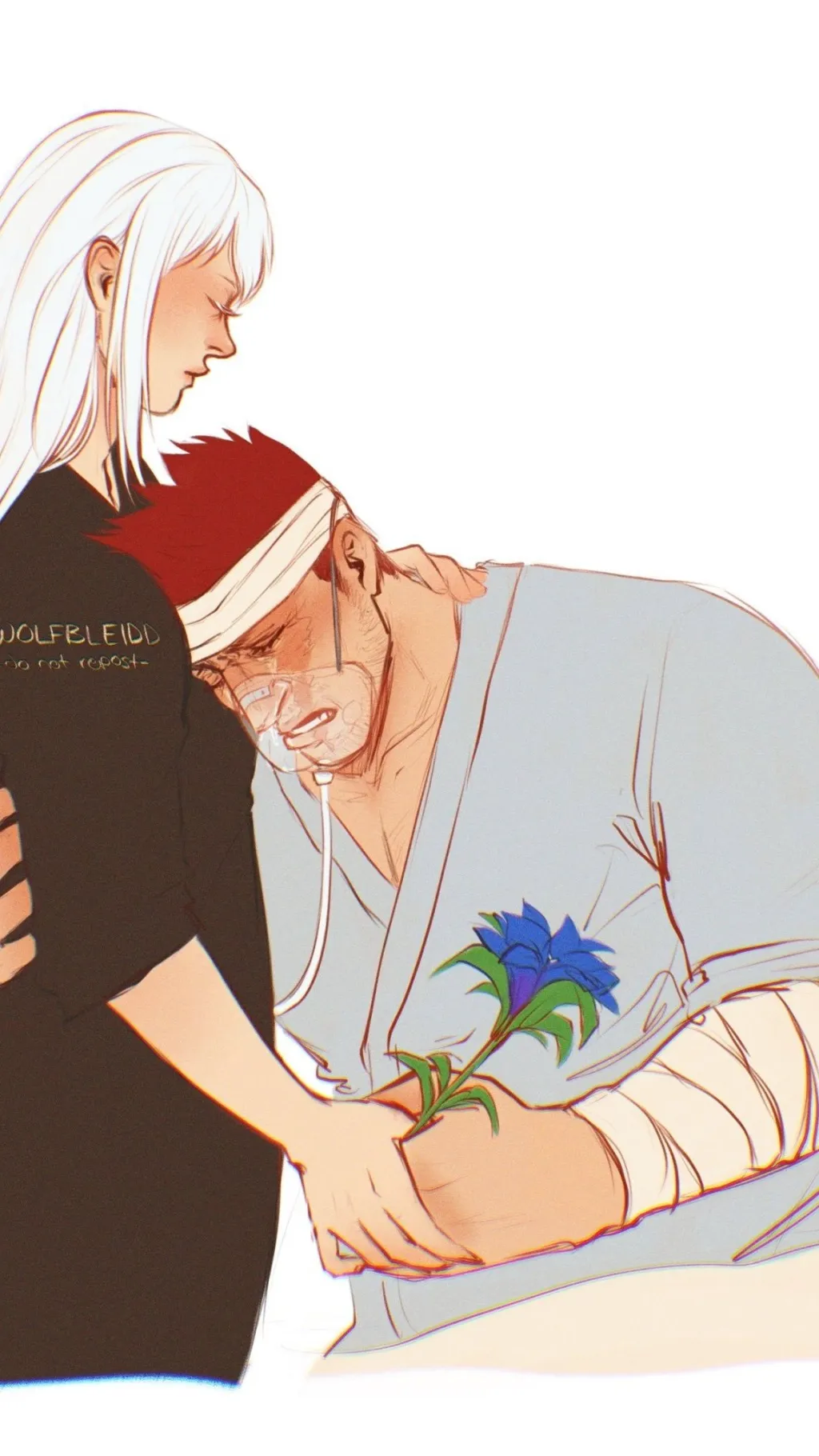 ai character: Flower Friday background