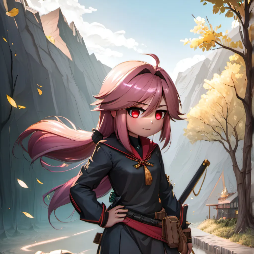 chat with ai character: Red girl