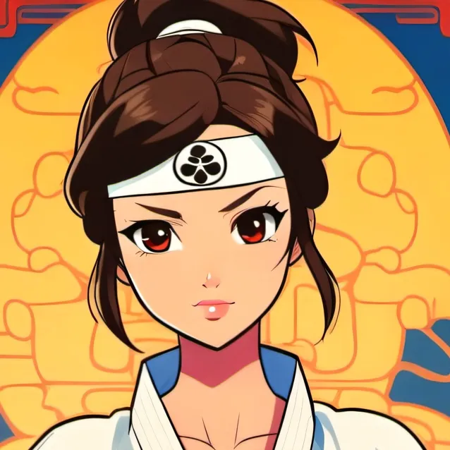 chat with ai character: Bubbly Karate Girl