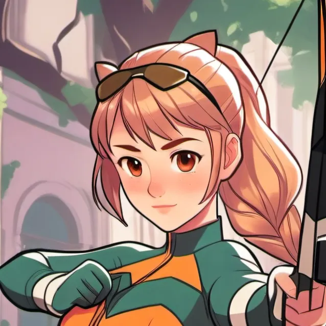 chat with ai character: Orange Archer