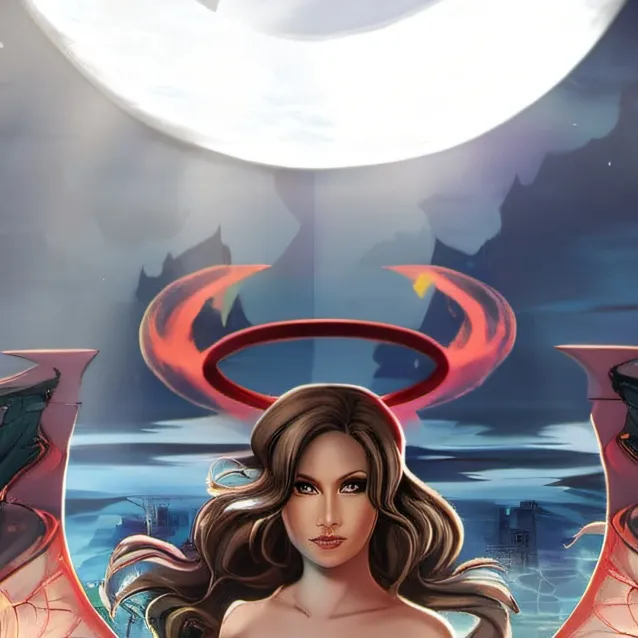 chat with ai character: angel/demon